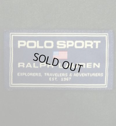 画像2: 90'S RALPH LAUREN "POLO SPORT" アジャスターボタン付き ベイカーパンツ ブラック (VINTAGE)