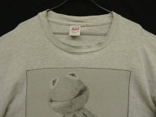他の写真1: 90'S KERMIT CLEIN シングルステッチ 半袖 Tシャツ ヘザーグレー USA製 (VINTAGE)