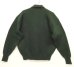 画像3: 90'S RALPH LAUREN ラムウール ニットポロシャツ ダークグリーン (VINTAGE) (3)