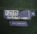 画像2: 90'S RALPH LAUREN ラムウール ニットポロシャツ ダークグリーン (VINTAGE) (2)