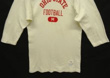 他の写真3: 80'S CHAMPION トリコタグ 三段プリント フットボールTシャツ オフホワイト USA製 (VINTAGE)