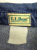 画像2: 80'S LL Bean チンスト付き デニム ドリズラージャケット インディゴ USA製 (VINTAGE) (2)