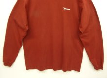 他の写真3: 90'S PATAGONIA BENEFICIAL T'S バックプリント 長袖 Tシャツ レンガ USA製 (VINTAGE)