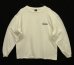 画像4: 90'S PATAGONIA 黒タグ オーバルロゴ バックプリント 長袖 Tシャツ ホワイト USA製 (VINTAGE) (4)