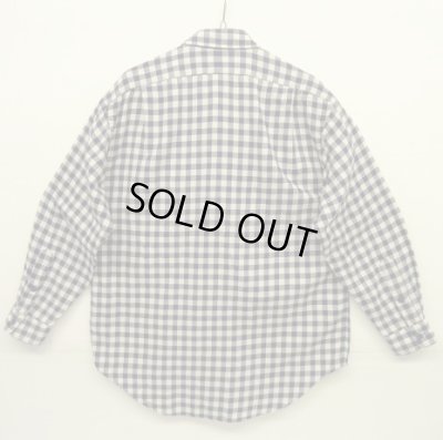 画像3: 90'S RALPH LAUREN "G.I.SHIRT" コットン 長袖 フランネルシャツ ギンガムチェック (VINTAGE)