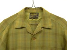 他の写真1: 60'S PENDLETON "SIR PENDLETON" ウール 長袖 オープンカラーシャツ チェック柄 USA製 (VINTAGE)