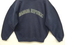 他の写真2: 90'S BANANA REPUBLIC 旧タグ クルーネック スウェット ネイビー USA製 (VINTAGE)