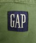 画像2: 90'S GAP 旧タグ コットン ハーフジップ デッキパーカー カーキ (VINTAGE) (2)