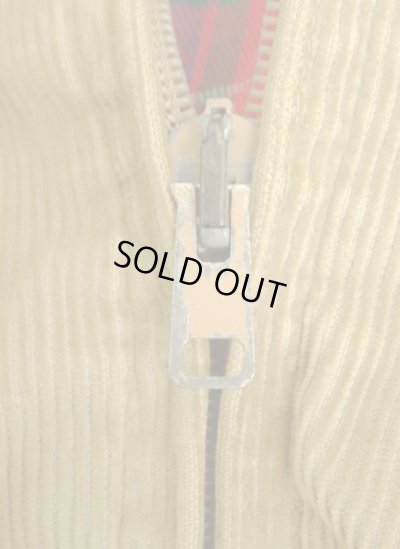 画像4: 80'S BARACUTA G9 コーデュロイ ハリントンジャケット タン AEROジップ イングランド製 (VINTAGE)