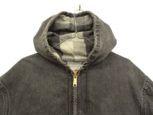 他の写真1: 80'S CARHARTT ブラックデニム  アクティブジャケット 裏地チェック柄 USA製 (VINTAGE)