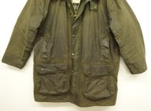 他の写真3: 80'S BARBOUR 2クレスト 旧タグ "BORDER" オイルドジャケット オリーブ イングランド製 (VINTAGE)