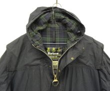 他の写真2: 90'S BARBOUR 3クレスト 旧タグ "DURHAM" オイルドジャケット NAVY イングランド製 (VINTAGE)