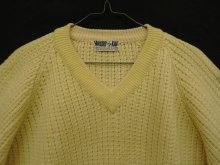 他の写真1: MEISTER KNIT Vネック ラグランスリーブ セーター ナチュラル オーストリア製 (VINTAGE) 