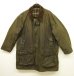 画像1: 80'S BARBOUR 2クレスト 旧タグ "BORDER" オイルドジャケット オリーブ イングランド製 (VINTAGE) (1)