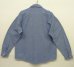 画像4: 80'S OSHKOSH B'GOSH コットン100% シャンブレーシャツ ブルー USA製 (VINTAGE) (4)