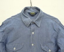 他の写真1: 80'S OSHKOSH B'GOSH コットン100% シャンブレーシャツ ブルー USA製 (VINTAGE)