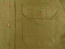 他の写真2: 40'S アメリカ軍 US ARMY マチ付き ウール フィールドシャツ カーキ (VINTAGE)