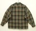 画像3: 70'S PENDLETON "BOARD SHIRT" ウール オープンカラーシャツ オンブレチェック USA製 (VINTAGE) (3)