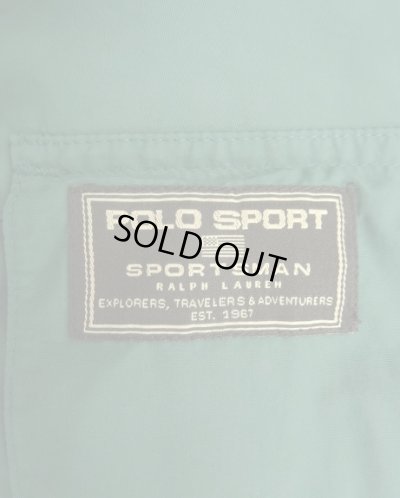 画像3: 90'S POLO SPORT "SPORTSMAN" フィッシング アノラックパーカー ダークグリーン (VINTAGE)