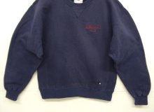 他の写真3: 90'S RUSSELL ATHLETIC "PRO COTTON" 前Vガゼット付き クルーネック スウェットシャツ ネイビー USA製 (VINTAGE)