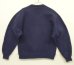 画像5: 90'S RUSSELL ATHLETIC "PRO COTTON" 前Vガゼット付き クルーネック スウェットシャツ ネイビー USA製 (VINTAGE) (5)