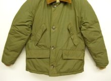 他の写真2: 80'S LL Bean 襟コーデュロイ グースダウンジャケット オリーブ USA製 (VINTAGE)