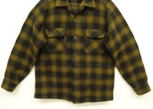 他の写真3: 60'S PENDLETON "BOARD SHIRT" ウール オープンカラーシャツ オンブレチェック USA製 (VINTAGE)