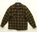 画像1: 60'S PENDLETON "BOARD SHIRT" ウール オープンカラーシャツ オンブレチェック USA製 (VINTAGE) (1)