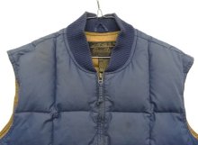 他の写真1: 90'S EDDIE BAUER 黒タグ グースダウン ダウンベスト ネイビー (VINTAGE)