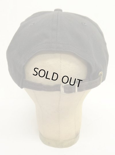 画像4: 90'S RALPH LAUREN ロゴ刺繍 ベースボールキャップ ブラック USA製 (VINTAGE)