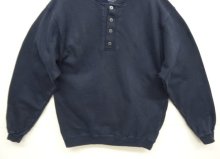 他の写真3: 90'S LL Bean by RUSSELL ATHLETIC メタルボタン ヘンリーネック スウェットシャツ USA製 (VINTAGE)