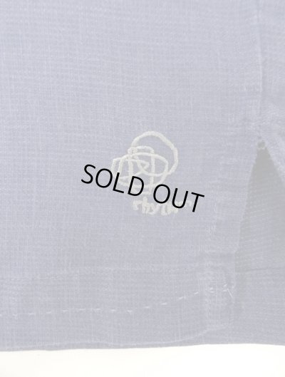 画像4: 04'S PATAGONIA "RHYTHM" 刺繍入り ヘンプ 長袖 フルジップシャツ インディゴ (VINTAGE)