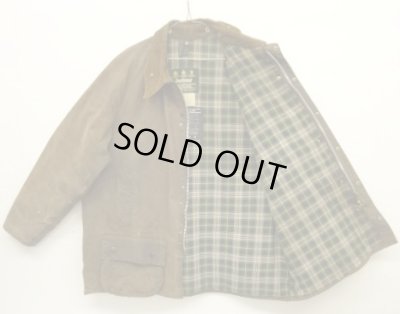 画像3: 90'S BARBOUR 3クレスト 旧タグ "MOORLAND" オイルドジャケット ブラウン イングランド製 (VINTAGE)