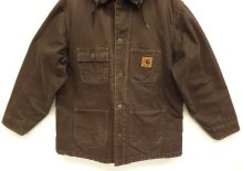 他の写真2: 00'S CARHARTT 裏地ブランケット フード付き ダックカバーオール ダークブラウン (VINTAGE)