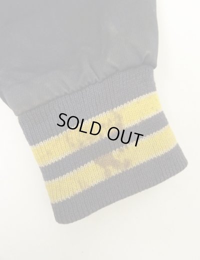 画像6: 40'S KING-O'SHEA 裏地サテン アワードジャケット ネイビー USA製 (VINTAGE)