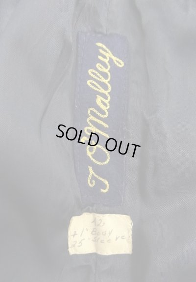 画像4: 40'S KING-O'SHEA 裏地サテン アワードジャケット ネイビー USA製 (VINTAGE)