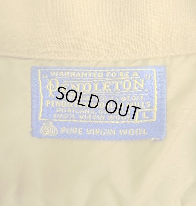 画像2: 60'S PENDLETON "BOARD SHIRT" ウール オープンカラーシャツ マスタード USA製 (VINTAGE)