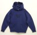 画像1: WOODBLOCK "W FELT PATCHED PIGMENT SWEAT HOODIE" NAVY (NEW) (1)