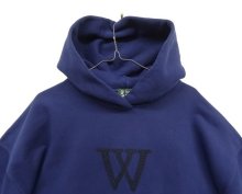 他の写真1: WOODBLOCK "W FELT PATCHED PIGMENT SWEAT HOODIE" NAVY (NEW)