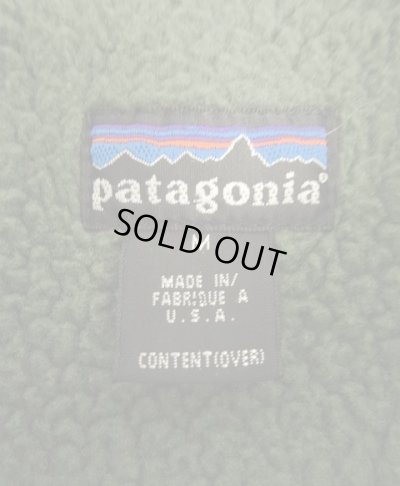 画像2: 90'S PATAGONIA シンチラシャーリングコート オリーブ USA製 (VINTAGE)