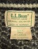 画像2: 80'S LL Bean バーズアイ セーター オフホワイト/チャコール ノルウェイ製 (VINTAGE) (2)