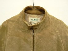 他の写真1: 80'S LL Bean "THINSULATE入り" レザー ドリズラージャケット ベージュ TALONジップ USA製 (VINTAGE)