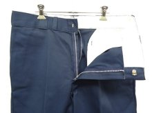 他の写真1: 80'S LL Bean "DICKIES製" アルミジップ ワークパンツ ネイビー W36L30 USA製 (DEADSTOCK)