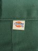 画像2: 70'S DICKIES 874 チビタグ ワークパンツ グリーン アルミジップ W34L28 USA製 (VINTAGE) (2)