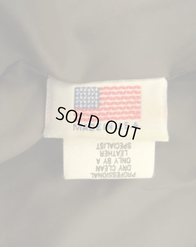 画像5: 90'S LL Bean "THINSULATE入り" A-2 ゴートスキン レザー フライトジャケット ブラウン USA製 (VINTAGE)