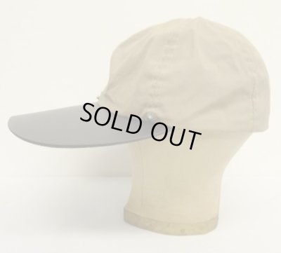 画像3: 80'S ORVIS キャンバス ロングビルキャップ ベージュ/ブラック USA製 (VINTAGE)