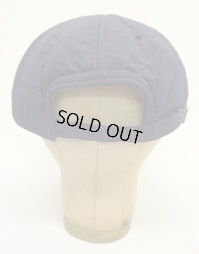 画像4: 90'S J.CREW 旧タグ 中綿入り 裏地ウール ベースボールキャップ ネイビー USA製 (VINTAGE)