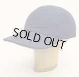 90'S J.CREW 旧タグ 中綿入り 裏地ウール ベースボールキャップ ネイビー USA製 (VINTAGE)