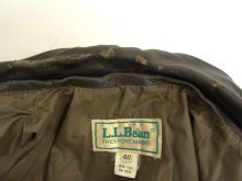 他の写真3: 90'S LL Bean "THINSULATE入り" A-2 ゴートスキン レザー フライトジャケット ブラウン USA製 (VINTAGE)