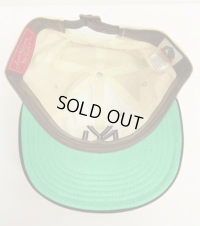 画像5: AMERICAN NEEDLE "NEW YORK BLACK YANKEES" 6パネル ベースボールキャップ アイボリー/ブラック (NEW)